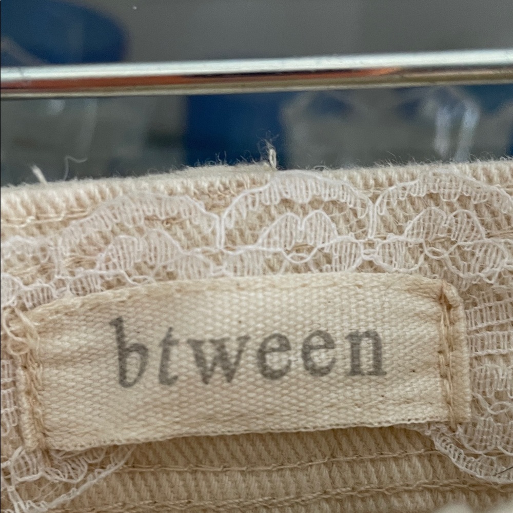btween Girls Canvas Cream Jeans size: 8 - Picture 2 of 7